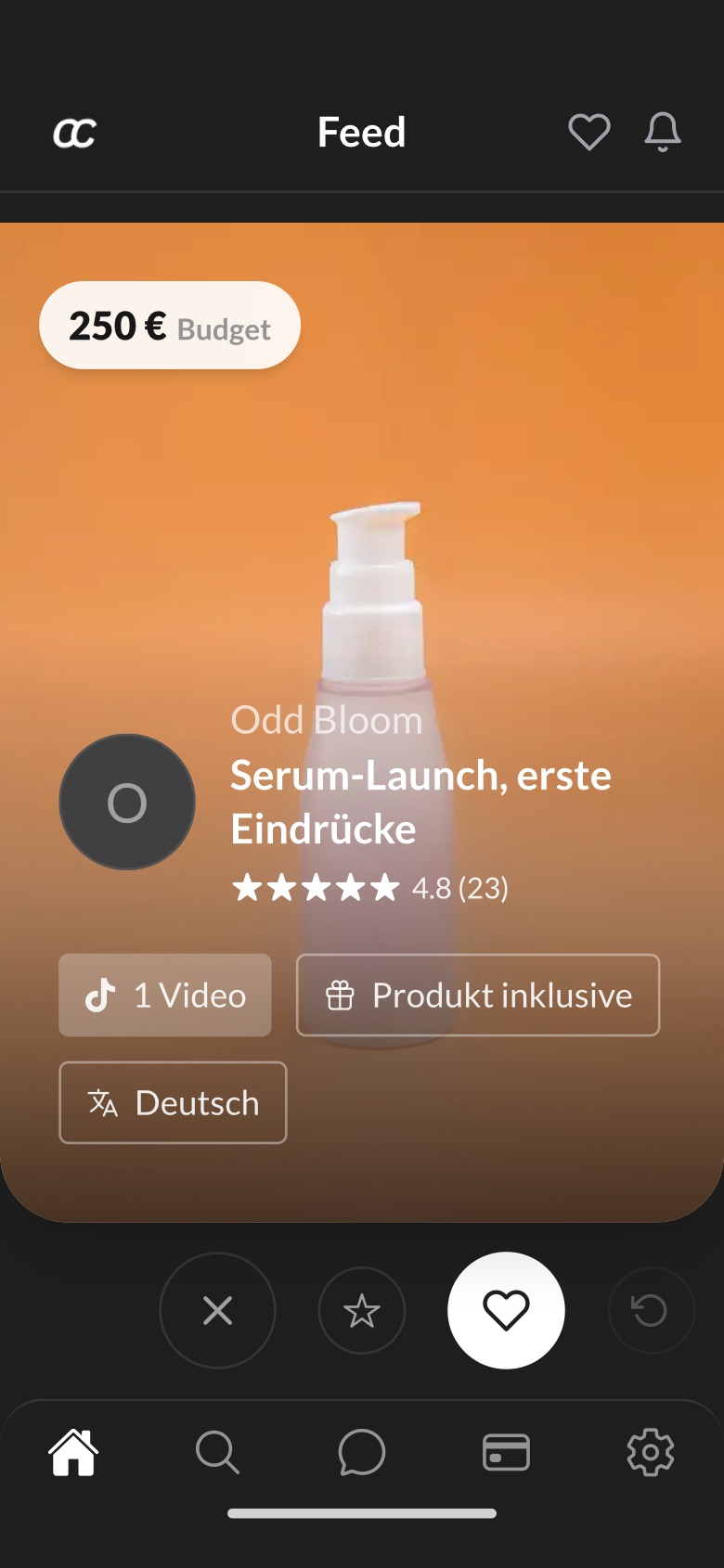 Dieselbe Website comtor.app auf dem Handy